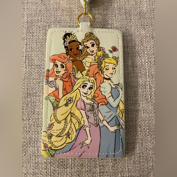 Loungefly Disney Princess Group Portrait Retractable Lanyard - Picture 2 of 4